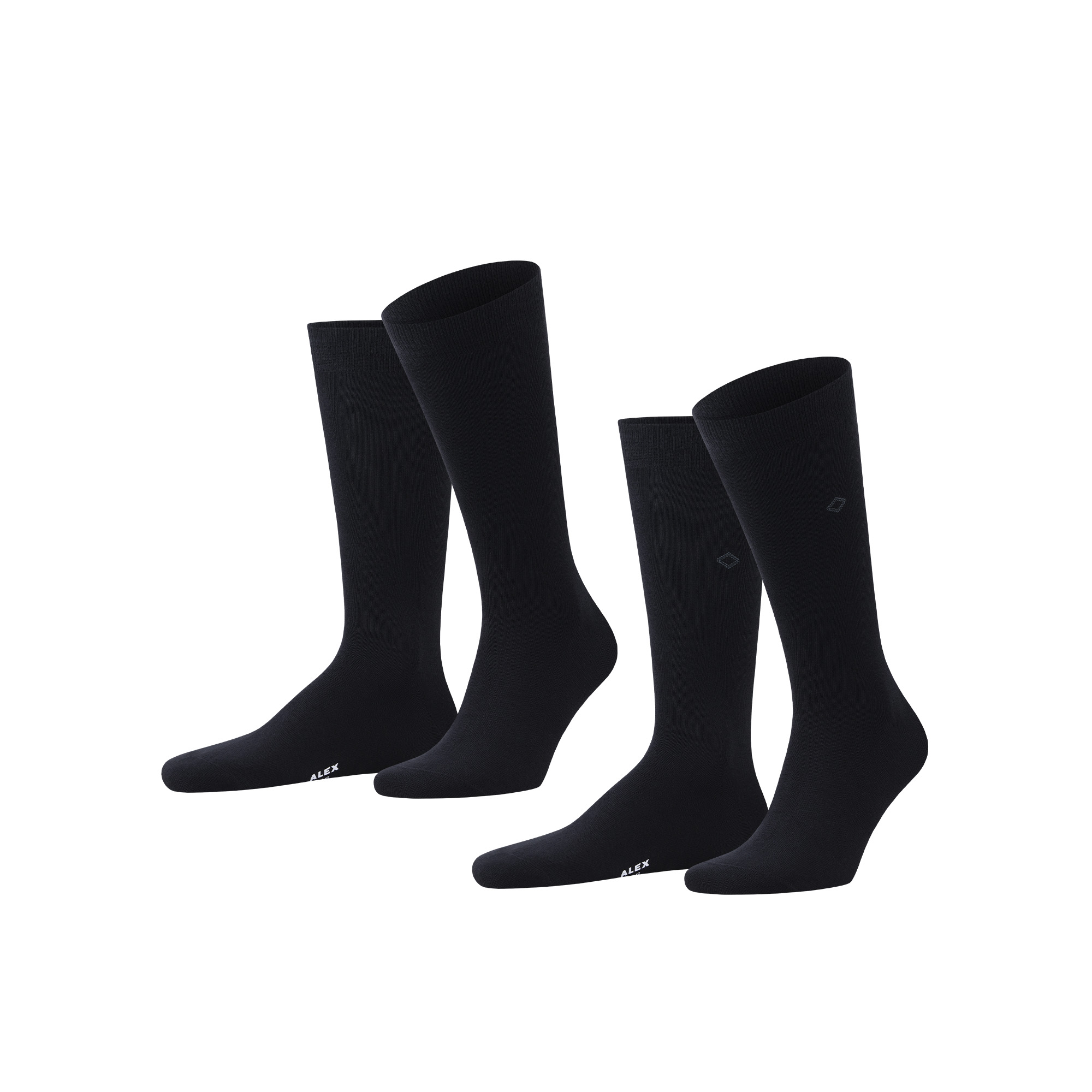 Men's thick long socks, 2 pair